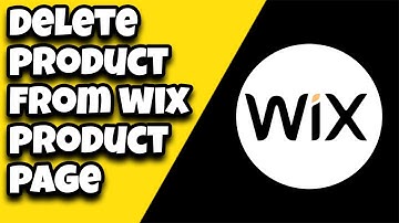 How To Delete Product From Wix Product Page