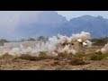 F/A-18 Strafing Run on Taliban Compound