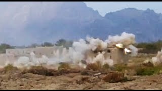Fa-18 Strafing Run On Taliban Compound
