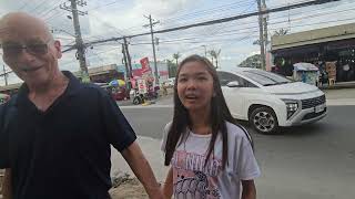 Morning Walk In Angeles City Pampanga The Philippines On Saturday Afternoon Met Sharky Girl