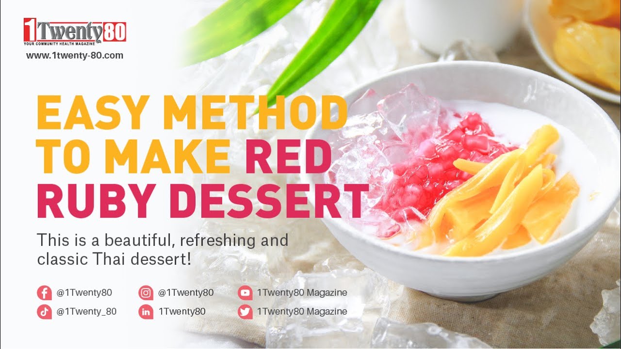 Easy Method To Make Red Ruby Dessert 1Twenty80 Share Your Skill YouTube Easy Method To Make Red Ruby Dessert 1Twenty80 Share Your Skill YouTube