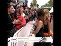 Alexandra lamy et virginie ledoyen en bas du red carpet pour la 77me dition du festival de cannes