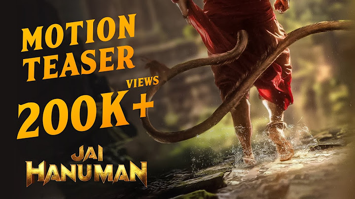 JAI HANUMAN | MOTION TEASER | NANDAN CREATIONS
