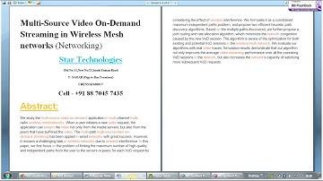 Multi-Source Video On-Demand Streaming