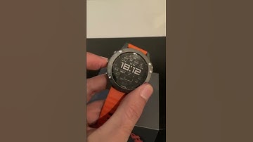 Garmin Fénix 6 - menu defect