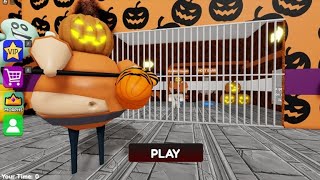 [🎃UPDATE!] HALLOWEEN BARRY'S PRISON RUN! #scaryobby #roblox