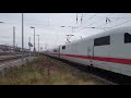 Ice 1  br401 am hbf rostock als ice 737 nach kln hbf