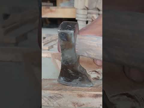 Axe Woodworking #satisfying #shorts