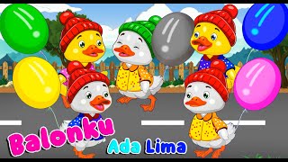 BALONKU ADA LIMA Animasi terbaru Lagu Anak Indonesia