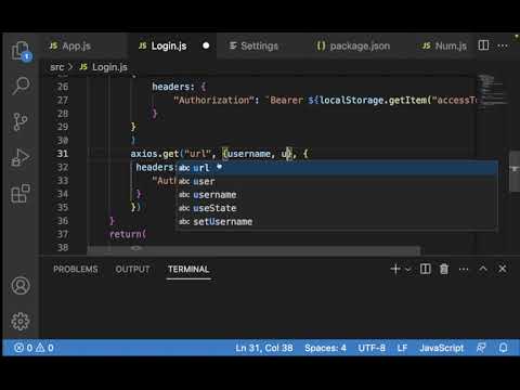 Sending authorization headers in React JS using axios