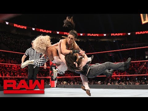 Banks & Bayley vs. Fox & Cross - WWE Women's Tag Title Qualifying Match: Raw, Feb. 4, 2019