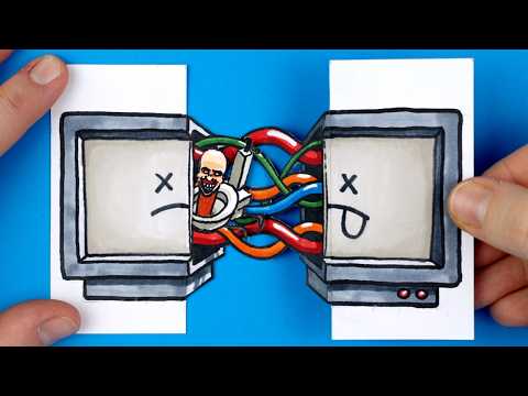 TITAN TV MAN Got KNOCKED OUT! DIY Challenges to Get His Power Back! 💥⚡