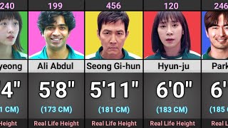 Squid Game Characters’ Real Life Heights Seasons 1–3  2025 Comparison