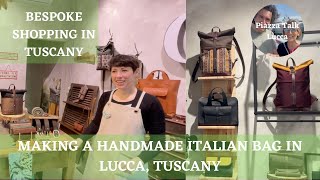 WATCH A REAL LIFE ARTISAN CREATE A STUNNING HANDBAG IN HER TUSCAN WORKSHOP !  | ITALY VLOG