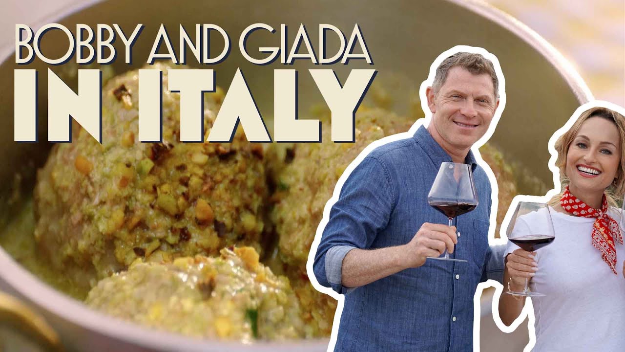 Giada De Laurentiis Eats Pistachio Mortadella Meatballs Bobby and