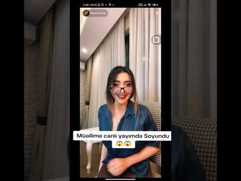 Tik Tok Müəllime Canlı Yayımda Soyunfu