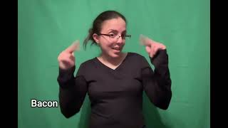 Vocabulary: Food  (ASL) part 1