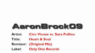 Ciro Visone vs. Sara Pollino - Heart &amp; Soul (Original Mix) [HD]