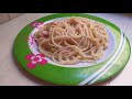 Delicioso spaghetti sin usar horno