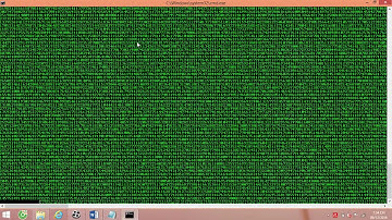 Hướng dẫn làm ma trận theo kiểu "Hacker" bằng Notepad