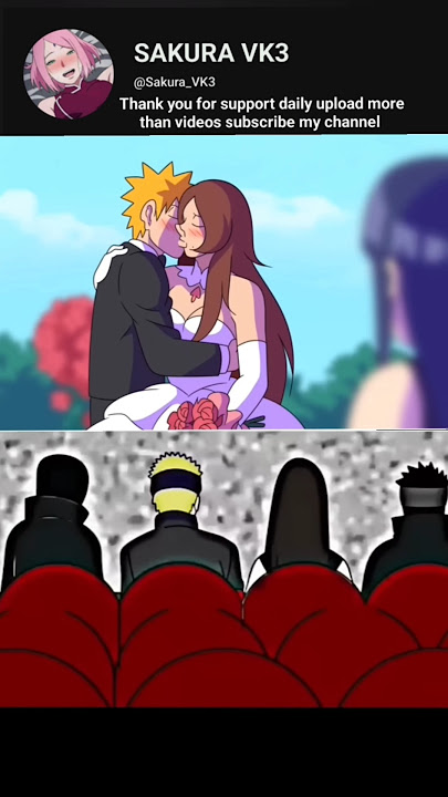 NARUTO X MEI MARRIAGE KISS #hinata#sakura#sasuke#sarada#boruto#kakashi#tsunade#jiraiya#minato#itachi