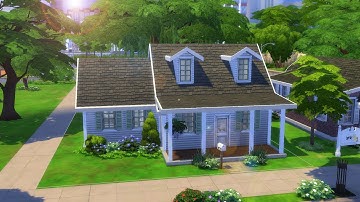 Oak Alcove (Starter) | Sims 4 Speed Build | Building Up Newcrest