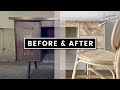 High End Furniture Makeover | Creating A Herringbone Wood Detail on a Budget