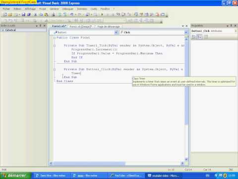 How to do a progress bar in visual basic 2008