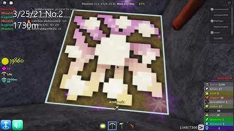 All of my 11 Ambrosia in azure mines