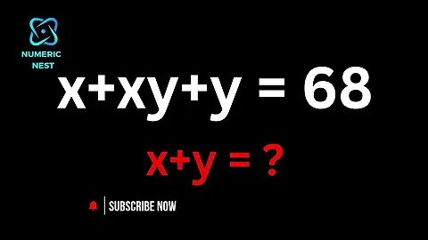 Math Olympiad | A Nice Algebra Problem | How to solve for X and Y in this problem ?