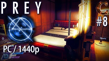 PREY Live Stream for PC in 1440p / 60fps on NIGHTMARE, Part 8: The Golden Gun in Crew Quarters