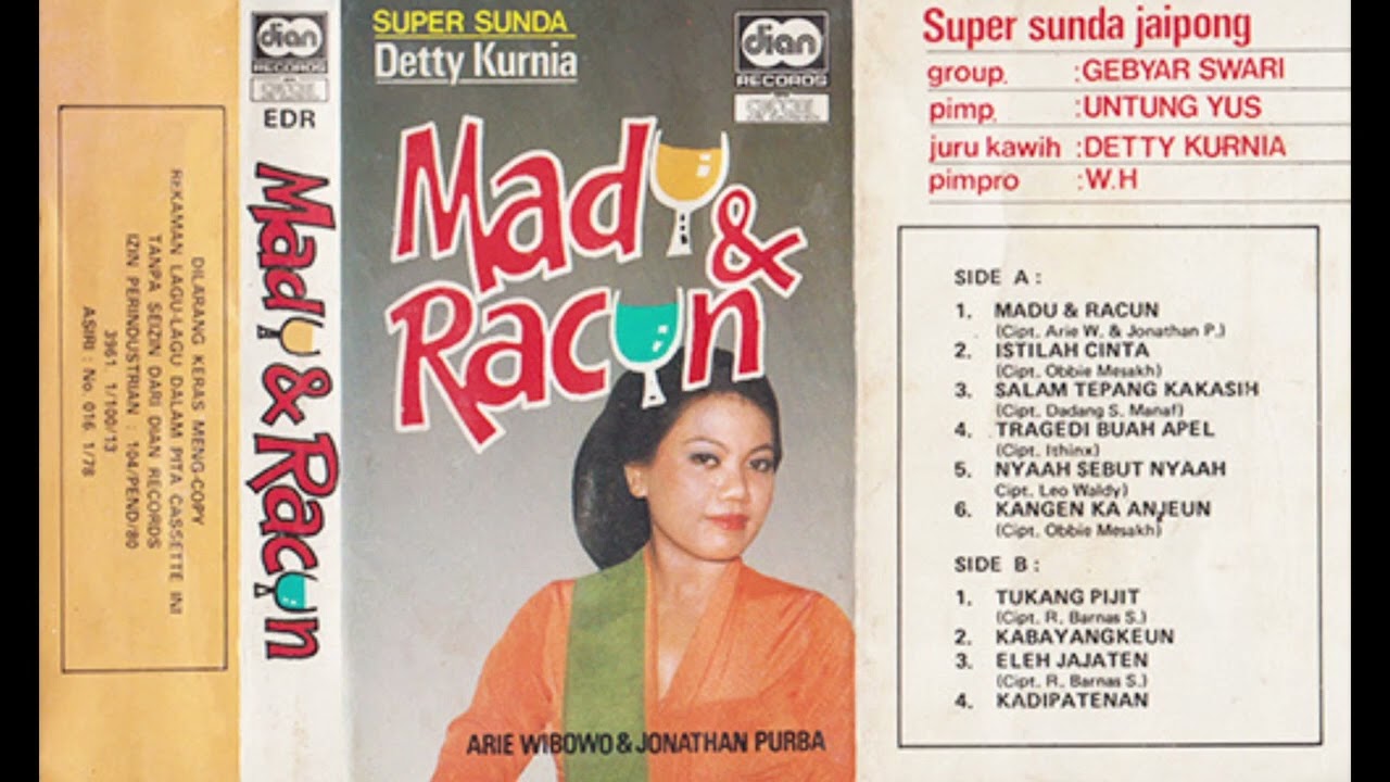 Detty Kurnia - Madu dan Racun (A1)