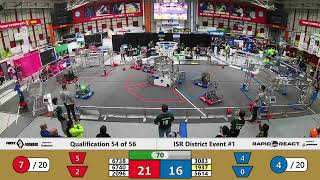 Qualification 54 - 2022 ISR District Event #1