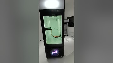 fridge advertising LCD transparent screen display fridge refrigerator