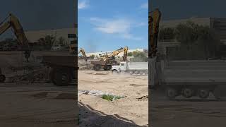 work on Interstate 10 in Tucson #construction #excavator #excavators #tucson #arizona