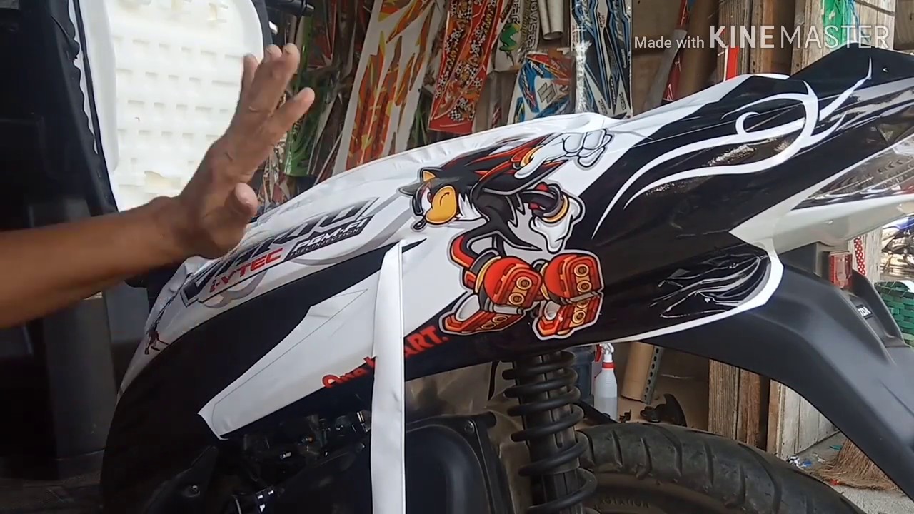 Modifikasi Simpel Vario 110modif Stiker Decal By GUN STICKER