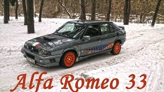 Driving the car Alfa Romeo 33 / За рулем автомобиля Alfa Romeo 33