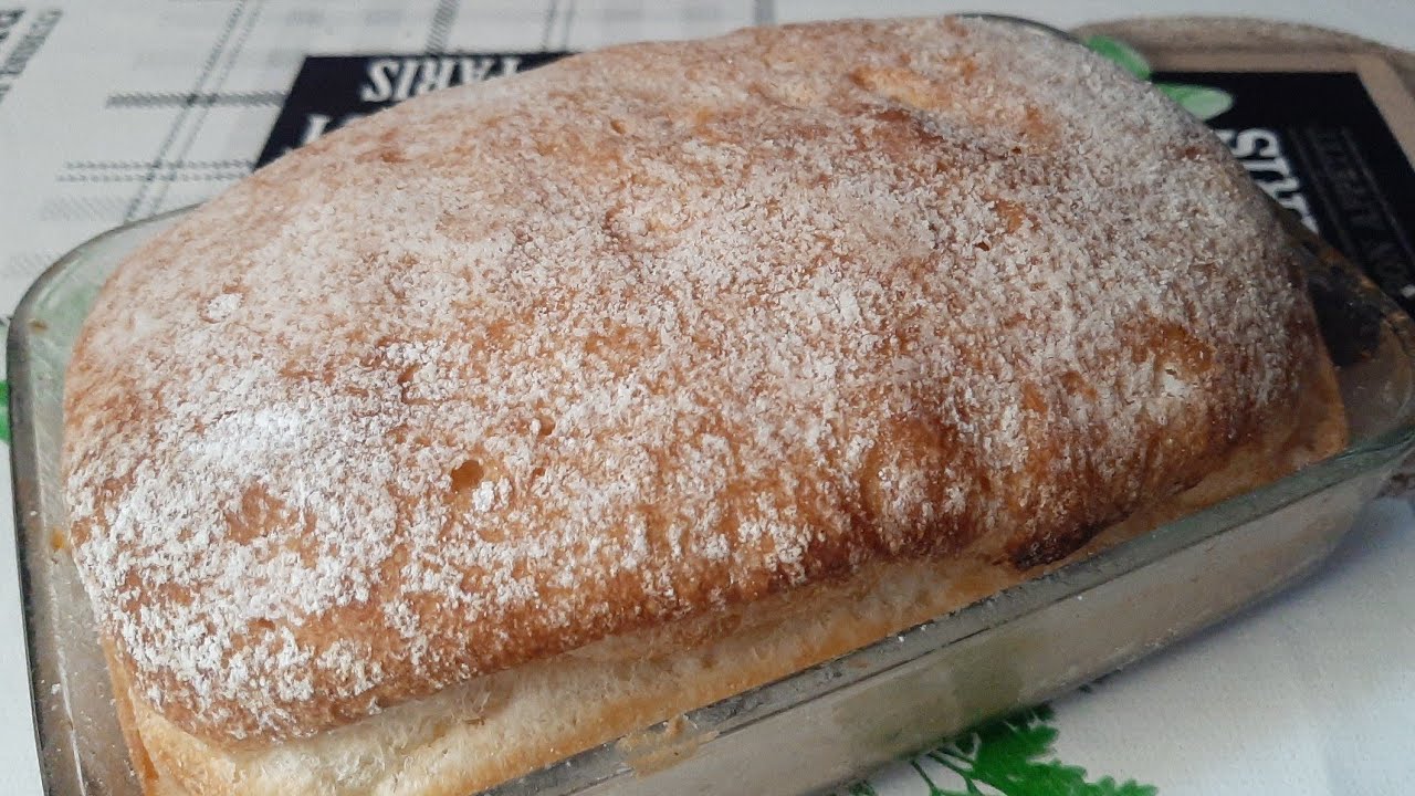 Italian Ciabatta bread🍞خبز السيباتا الايطالي || pku kitchen