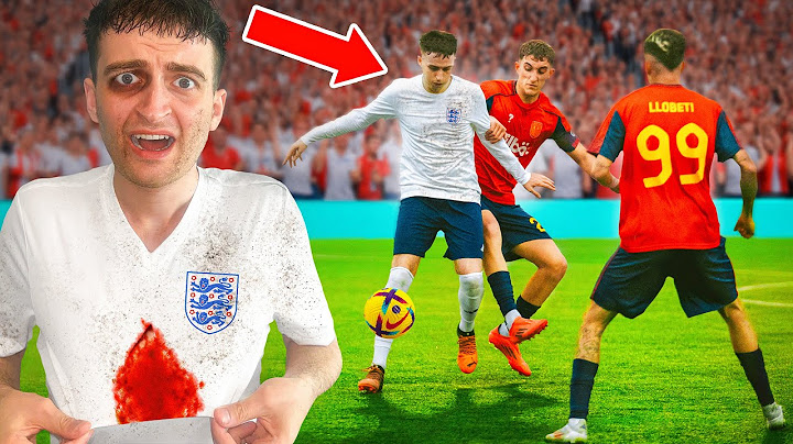 I Played In A World Cup Football Match For ENGLAND! (vs Spain)