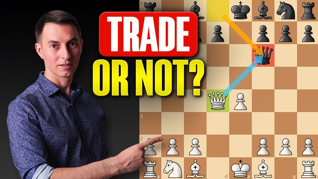 When To Trade Pieces In Chess? [And When Not To] - YouTube