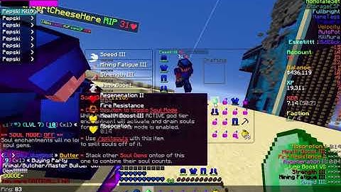 10 LORE DEPTH STRIDER GOD KILL - HACKING ON COSMIC PVP SPIRIT PLANET