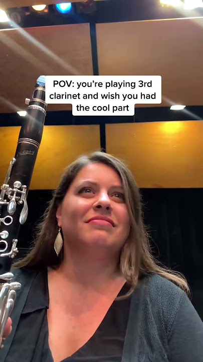 Third clarinet vibes #symphony #rocky #clarinet #musician #woman #music