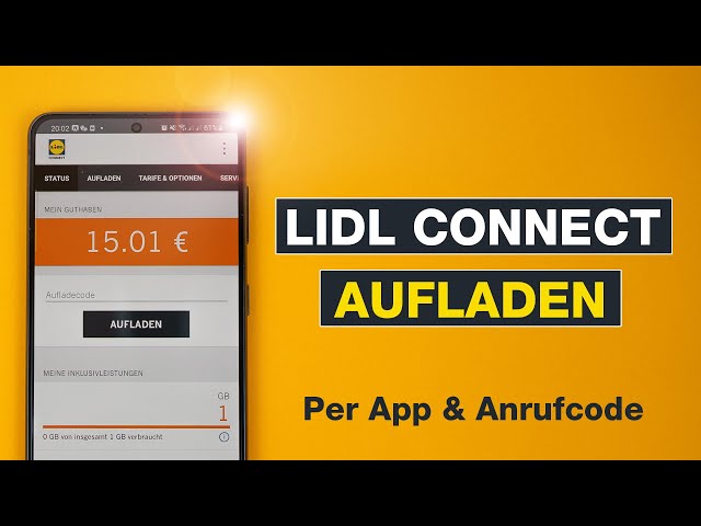 Lidl Connect aufladen: So wird\'s gemacht! Guthaben per App & Anrufcode  hinzufügen – Testventure - YouTube