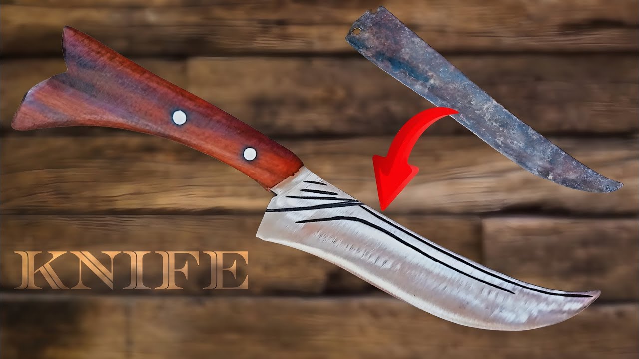 "EPIC Knife Making From Scratch - Blacksmithing Tutorial”