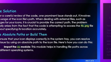How to Fix System Tray Icon Display Issues in Python Using PyQt5