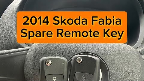 Autel IM508 + Key Tool Mini - Skoda Fabia 2014 - Spare Remote Key