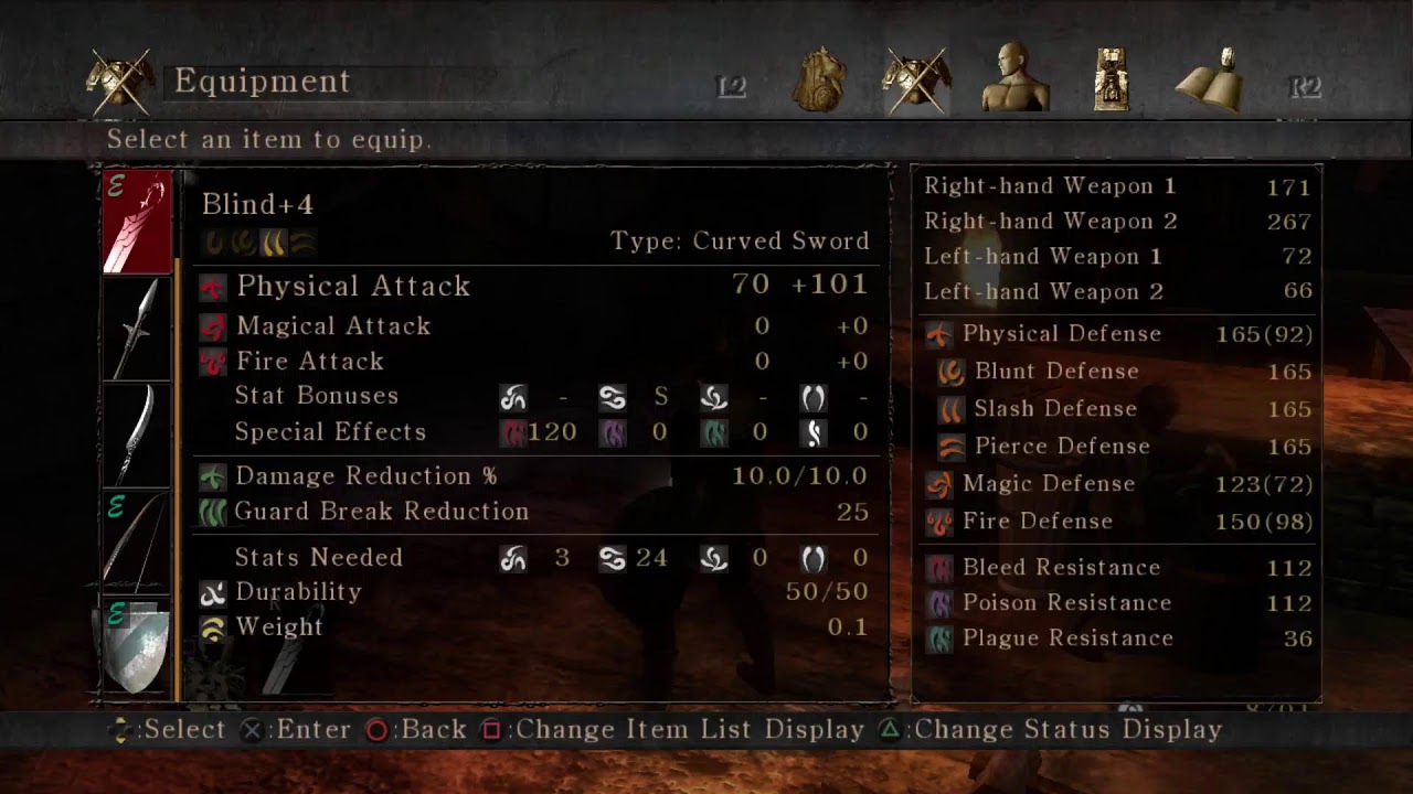 Demon's Souls Dexterity