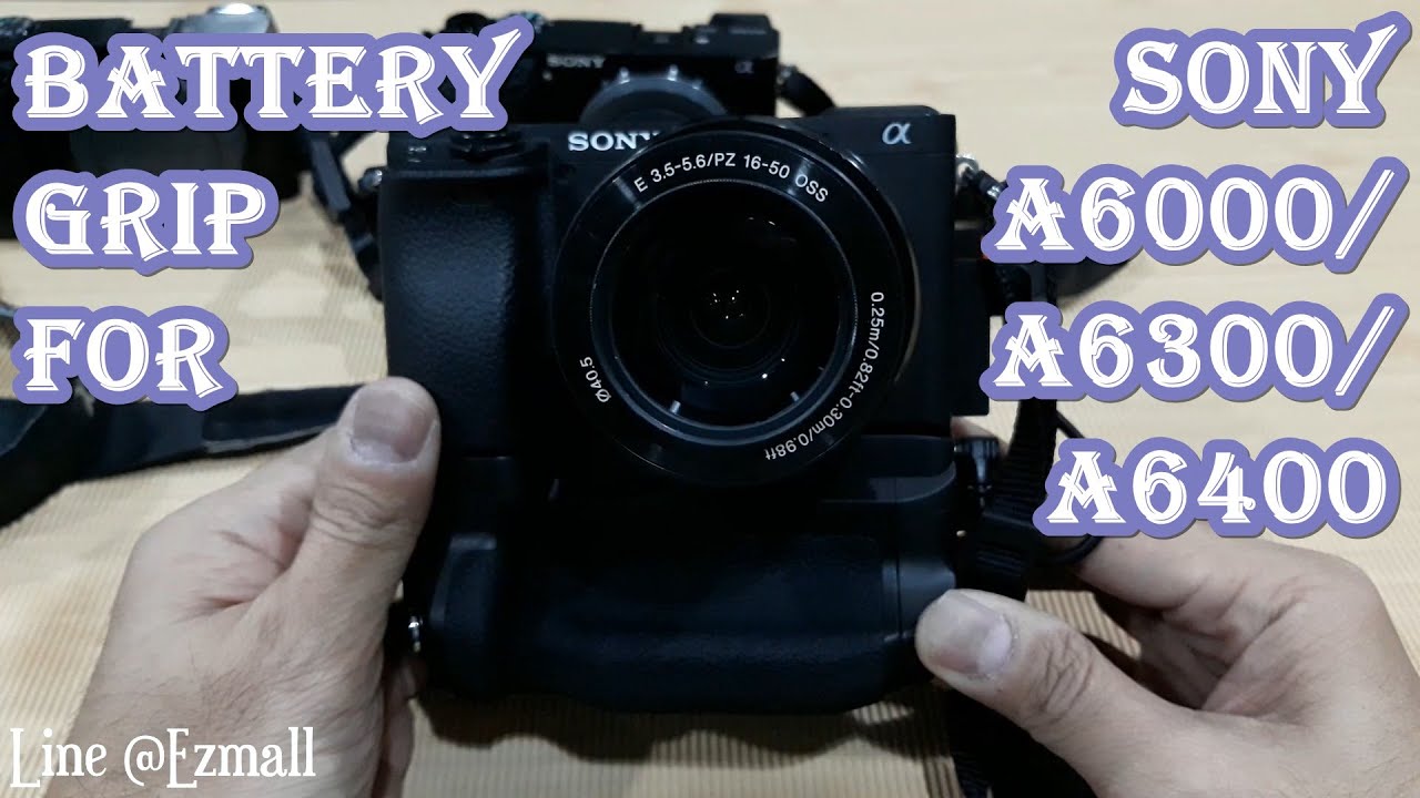 Sony A6000/A6300/A6400 Battery Grip(แบ็ตเตอรี่กริ้ป) ยี่ห้อ Meike by