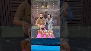 Bricks-Throwing Challenge Too Exciting Who Will Win?