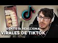 Dentista reacciona a sus videos virales de Tik Tok